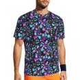 thumbnail image 1 of Running T-Shirt For Men Cute Ditsy Floral T Shirts Popular Flower Print Summer Tees O Neck, 1 of 5