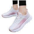 thumbnail image 1 of Running Tennis Shoes for Women Men Comfortable Athletic Mesh Breathable Walking Flats Driving Sneakers, 1 of 5