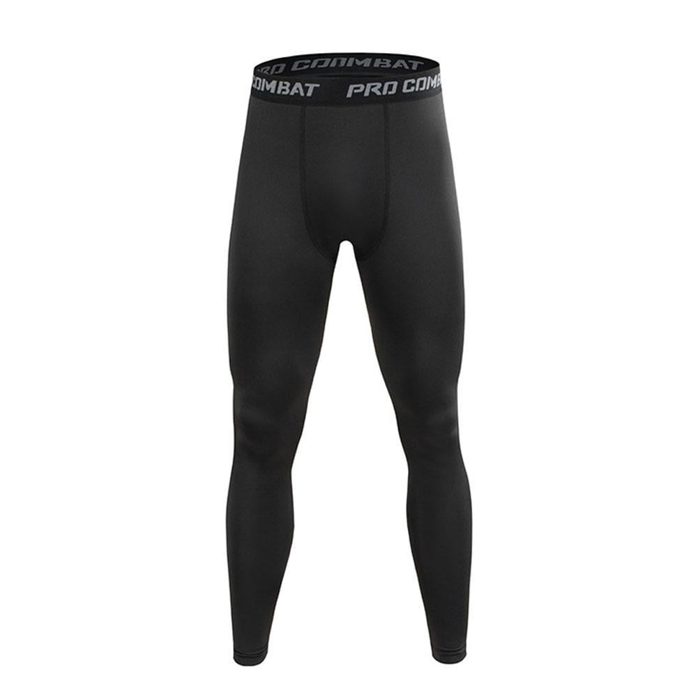 Running Tights Men Athletic Compression Pants Sports Leggings ...