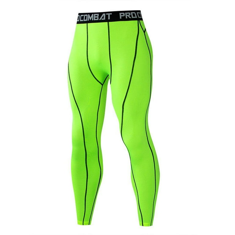 Lime green sales compression pants