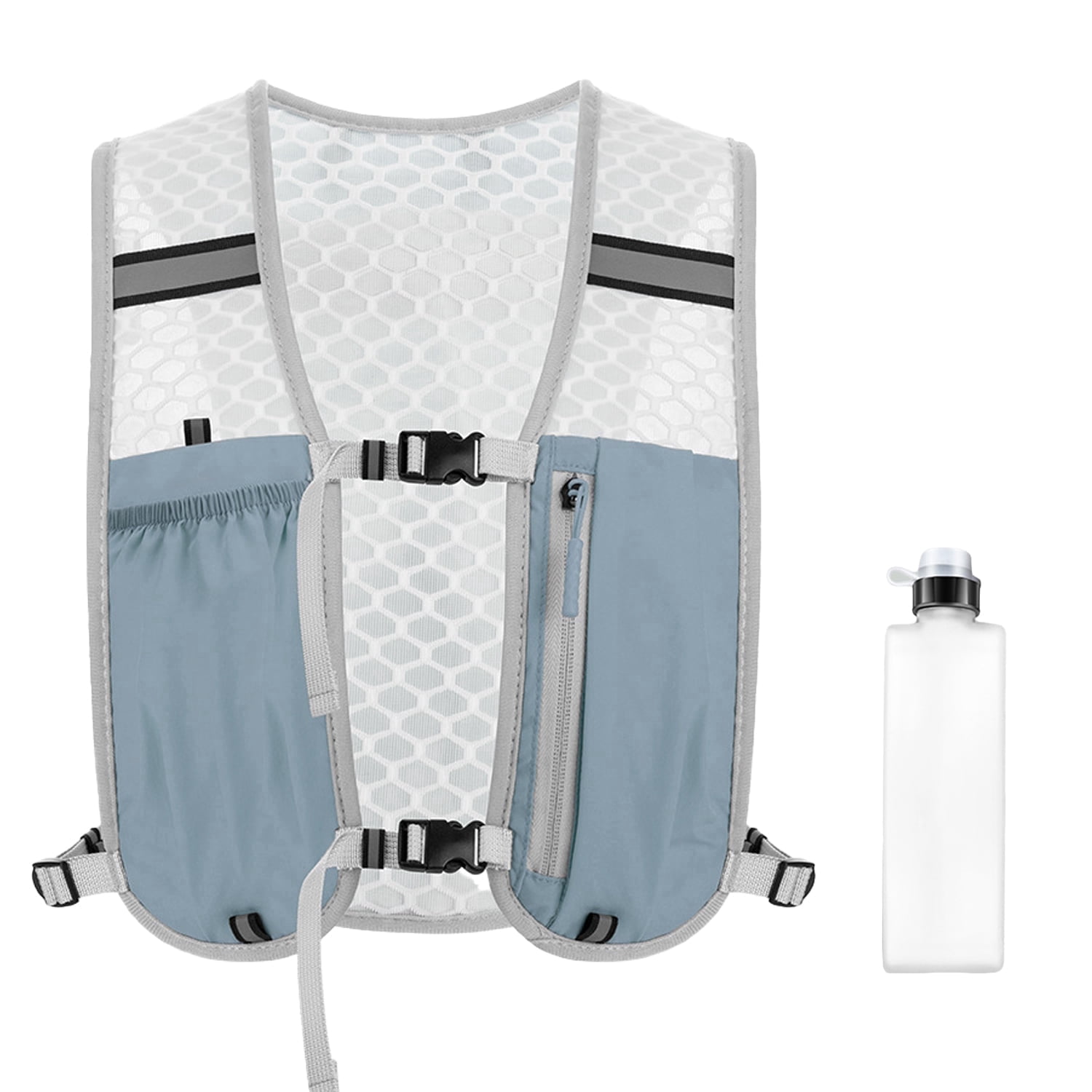 Running Vest Hydration Backpack for Men Women, Lightweight Running Backpack Hydration Pack for Marathon, Trail, Cycling, Hiking, Jogging