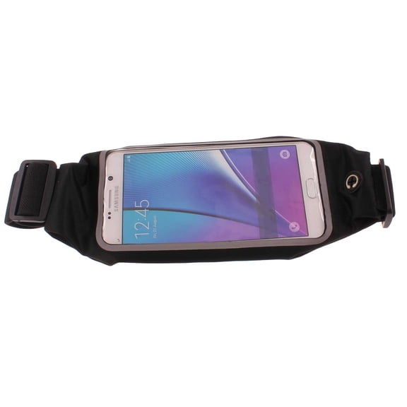 Running Waist Bag Compatible With iPhone 11/12/13/14 Plus, Pro, Pro Max - Belt Band Sports Gym Workout Case Cover