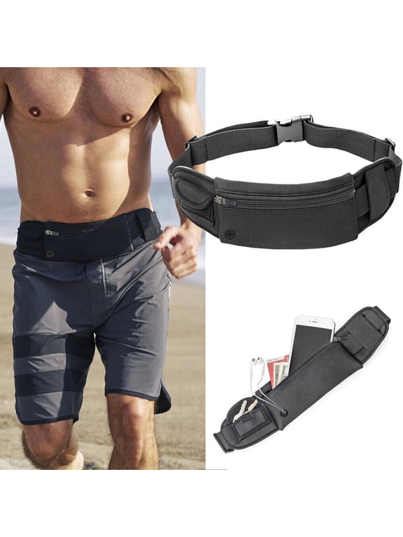 Running Waist Bag Fanny Pack / Hip Pack Pouch, Running Belt Jogging Pocket for Man Women Sports, Travel, Hiking, Money, Phone Holder