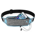 thumbnail image 1 of Running Waist Pack, EpicGadget(TM) Lightweight Water Resistant Reflective Runner Belt Sports Fanny Pack Adjustable Waistband (Light Blue), 1 of 3