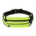 thumbnail image 1 of Running Waist Pack, Waterproof Waist Bag, Shockproof Outdoor Cycling Fitness Belt with Water Bottle Holder, Breathable Nylon Lycra Fabric, Reflective Design, Adjustable 22-50 Inch Waist, 1 of 8