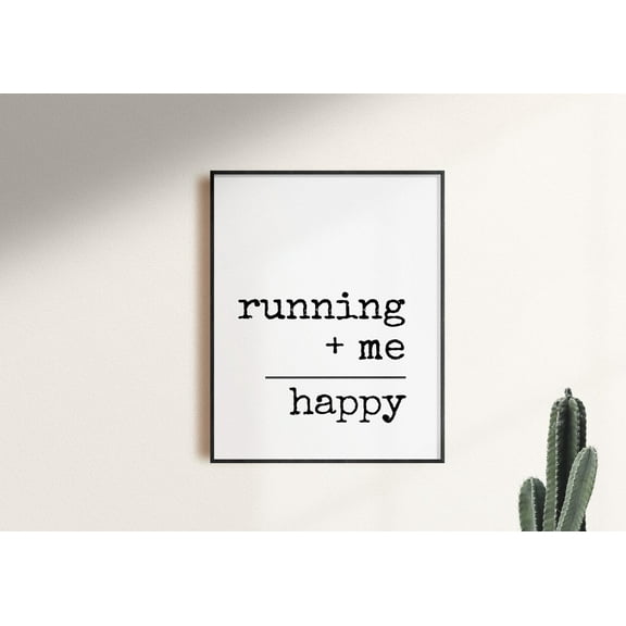 Running Wall Art, Runner Gift, Marathon Runner Gifts, Running Poster, Athletics Art, Athletes, Running Lovers Gift Home Decor, 8x12 UNFRAMED