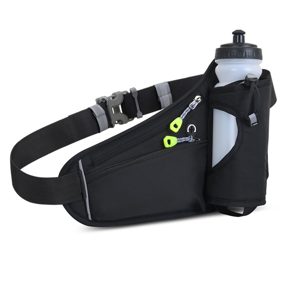 Water bottle top waist holder