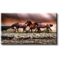 thumbnail image 1 of Running Wild Horses on Sea Picture on Stretched Canvas, Wall Art D?cor, Ready to Hang, 1 of 6
