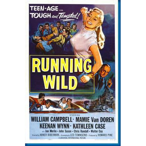 Running Wild Movie Poster 24inx36in Art Poster 24x36 Multi-Color Square Adults AB Posters