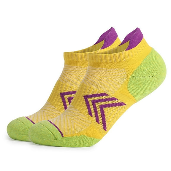 Running Women's Running Socks Padded Sports Socks Ankle Socks Breathable Cotton Socks