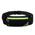 thumbnail image 1 of Running bag belt waist pocket, exercise waist pocket, jogging pocket belt without bounce - black, 1 of 5