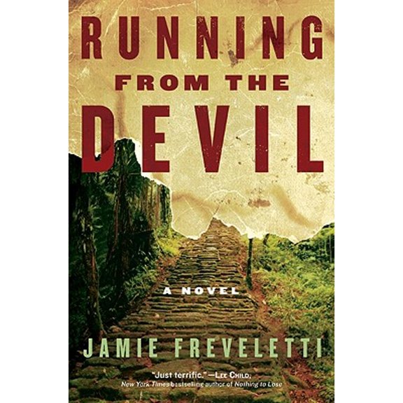 Pre-Owned Running from the Devil: A Novel Hardcover Jamie Freveletti