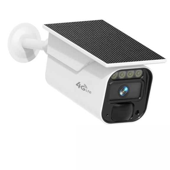 Runofast 4G LTE Cellular Solar Security Cameras Wireless Outdoor, No WiFi Security Camera Built-in Virtual SIM Card, 9000mAh Battery, Solar Powered, Motion Detection