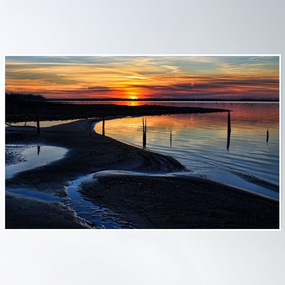 Runoff Poster Wall Art, Modern Wall Decor, 8x12 UNFRAMED