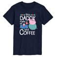 thumbnail image 1 of Runs On Coffee Daddy  - Men's Short Sleeve Graphic T-shirt, 1 of 4