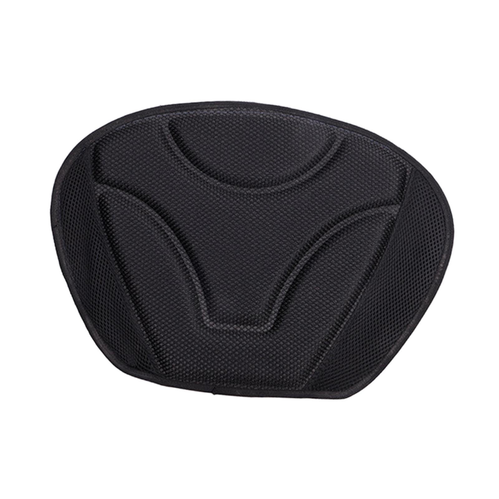 Runskmd Kayak Back Cushion Kayak Backrest Thick Black Padded
