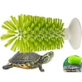 Runspich Turtle Shell Scrub Bristle Brush With Suction Cup,Aquatic ...