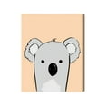 thumbnail image 1 of Runway Avenue Animals Wall Art Canvas Prints 'Koala' Zoo and Wild Animals - Gray, Orange, 1 of 5