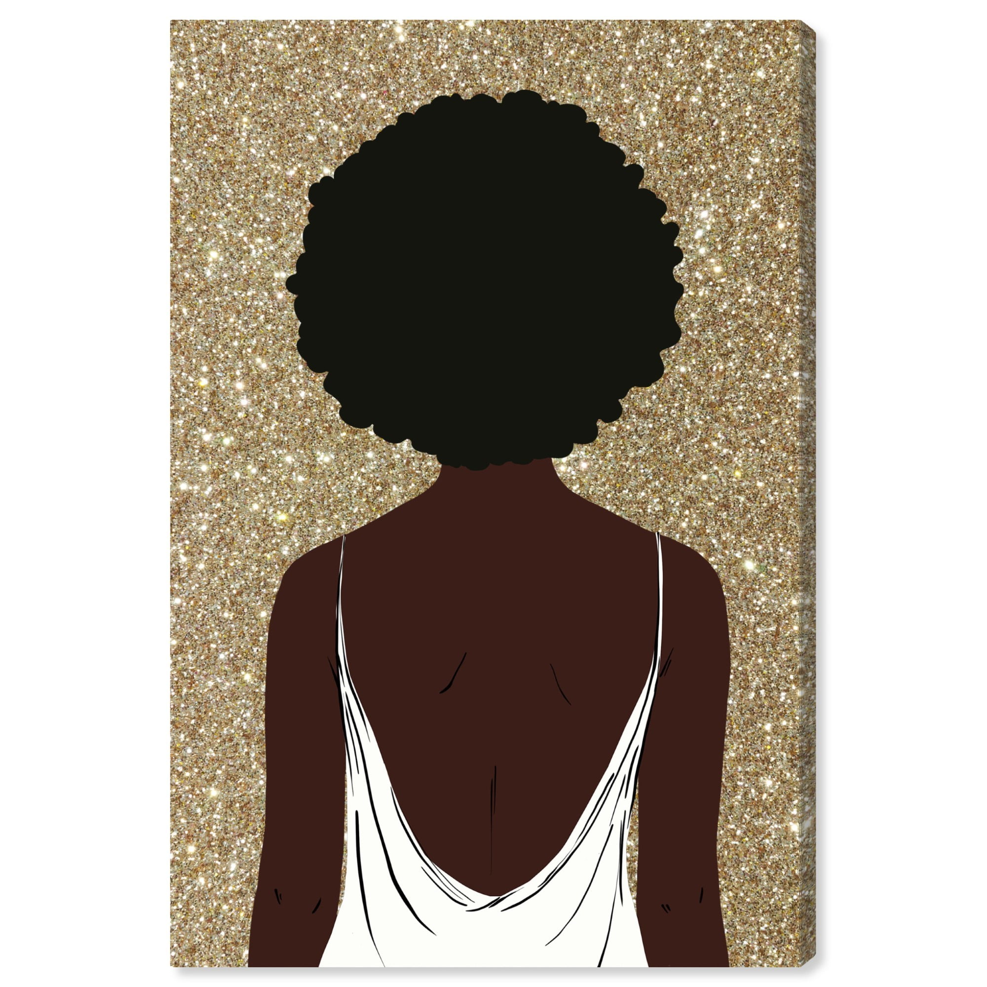 Runway Avenue Fashion and Glam Canvas Art Print 'On Her Way' Romantic