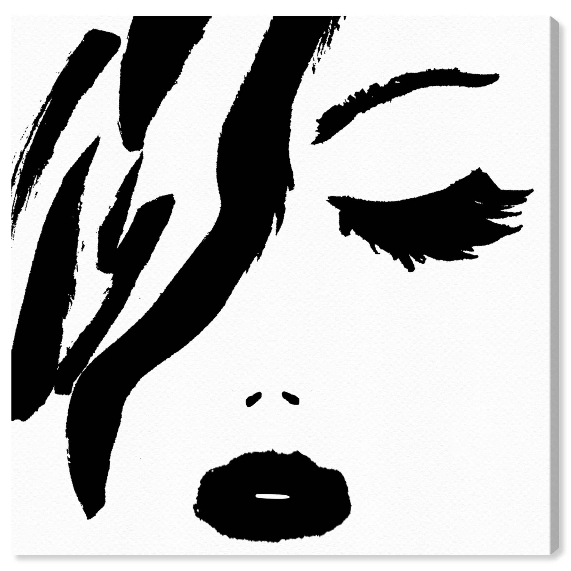 Runway Avenue Fashion and Glam Wall Art Canvas Prints 'All Black
