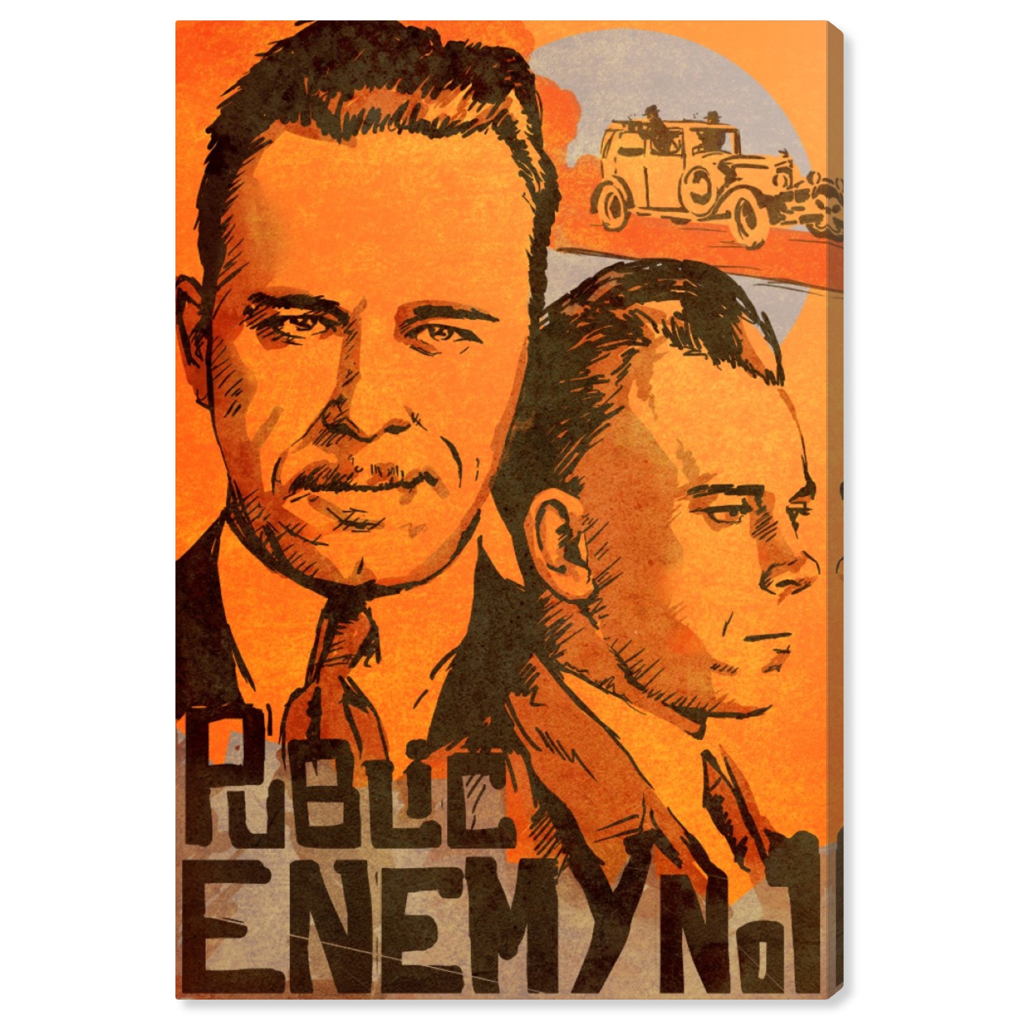 Runway Avenue Movies and TV Wall Art Canvas Prints 'Dillinger Public