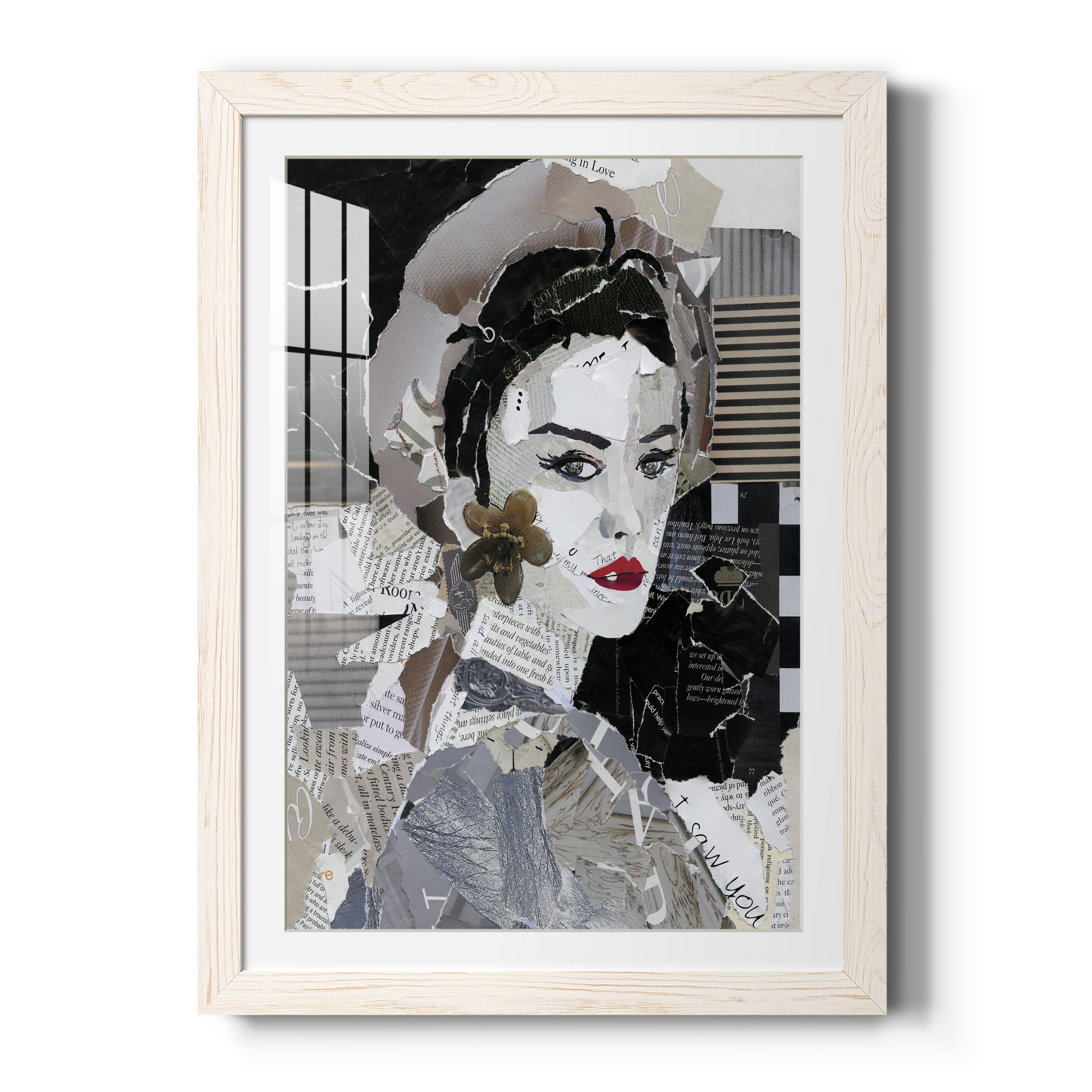 Runway Pause - Premium Framed Print - Distressed Barnwood Frame - Ready to Hang