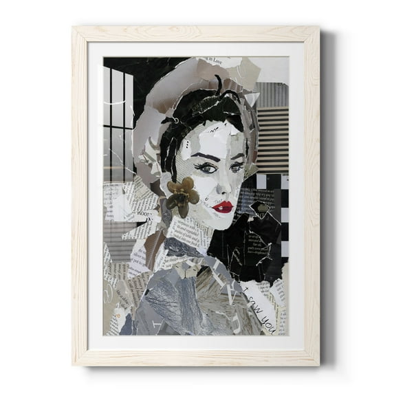 Runway Pause - Premium Framed Print - Distressed Barnwood Frame - Ready to Hang