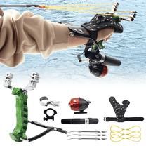 Runzkzy Adult Hunting Fish Shooting Wrist Slingshot Outdoor Shooting Practice Fish Catapult
