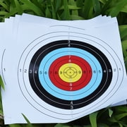 Runzkzy Target Paper 40cm*40cm/15.7 Inches 10 Ring Target Paper for Target Practice and Shooting
