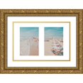 thumbnail image 1 of Ruoli, Roberto 24x17 Gold Ornate Wood Framed with Double Matting Museum Art Print Titled - Lungomare - Diptych 5, 1 of 4