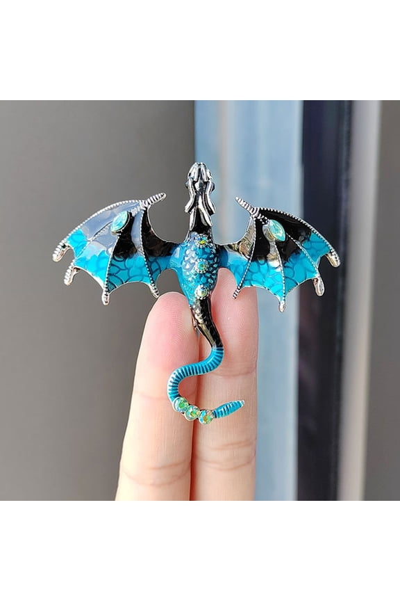 Personality Enamel Lapel Pin, Silver