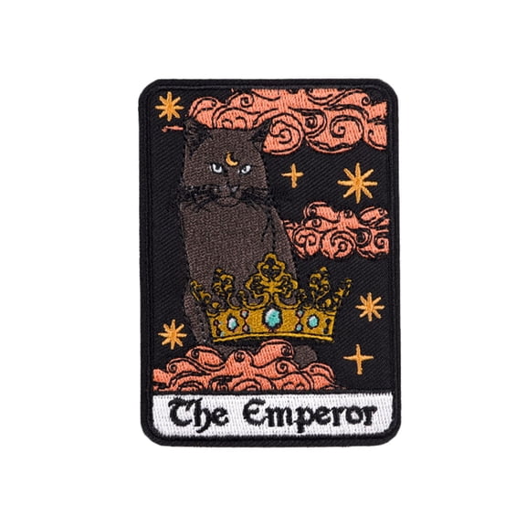Ruoming Ruoming 1 PCS Tarot Card Embroidery DIY Accessories, Sun, Moon, Animal Patches, Stickers (Tarot 4)