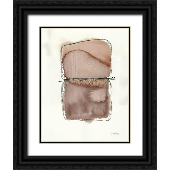 Rupe, Kim 12x14 Black Ornate Wood Framed with Double Matting Museum Art Print Titled - Vertical Interlock