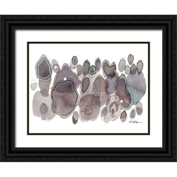 Rupe, Kim 18x15 Black Ornate Wood Framed with Double Matting Museum Art Print Titled - Close Evolutions 4