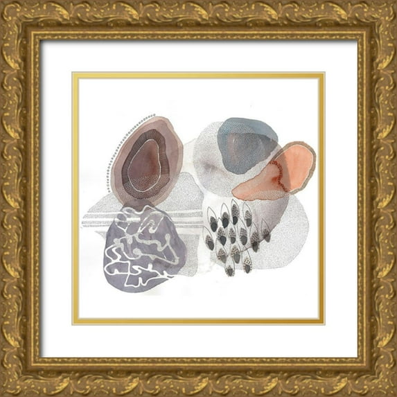 Rupe, Kim 20x20 Gold Ornate Wood Framed with Double Matting Museum Art Print Titled - Superposition