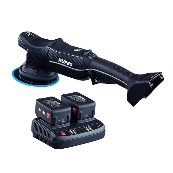 Rupes HLR15-CB2-STD Random Orbital Polisher Bigfoot HLR15 iBrid Tool Plus Charger & 2-Batteries