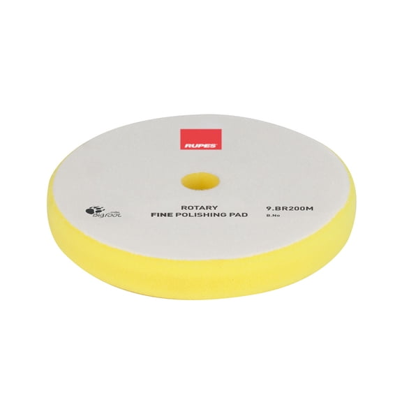 Rupes Yellow Fine Rotary Pads deliver powerful defect removal with refined high-gloss finishing performance. 180 mm = 9.BR200M