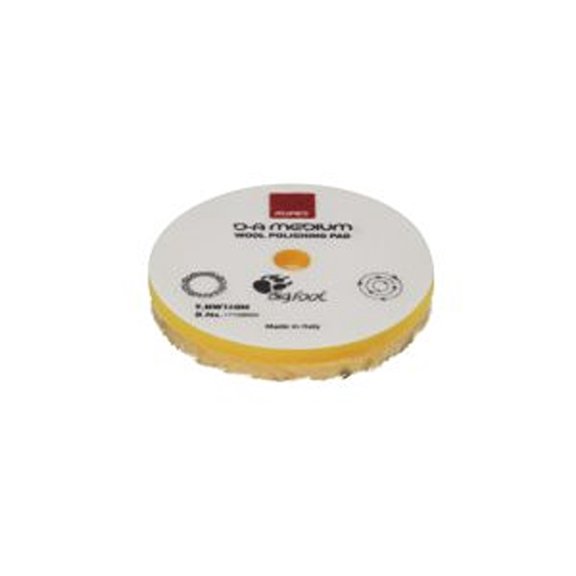 Rupes Yellow Wool Polishing Pad, Precision Pro Medium - 80mm