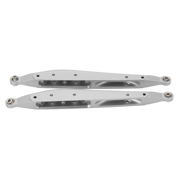 Rupoun 1/10 Scale Aluminum Rear Trailing Arm Sturdy and Durable Easy to Install Rear Trailing Arm for Axial RBX10 Silver Upgrade Replacement Parts for Remote Control Car (6.30 inches / 16.00 cm)