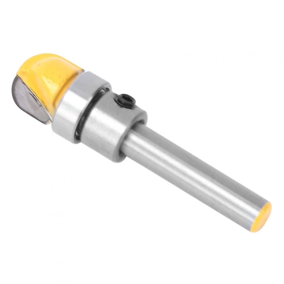 Rupoun 1/4" Shank Ball Round Nose Template Router Bit Woodworking Milling Cutter, Cemented Carbide, Silver, 1/4" x 5/8"[cite: 1]