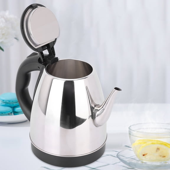 Rupoun 1.5L Stainless Steel Electric Kettle 1500W Fast Boiling Water Boiler with Auto Shut-Off (10.2 inches / 26 cm)