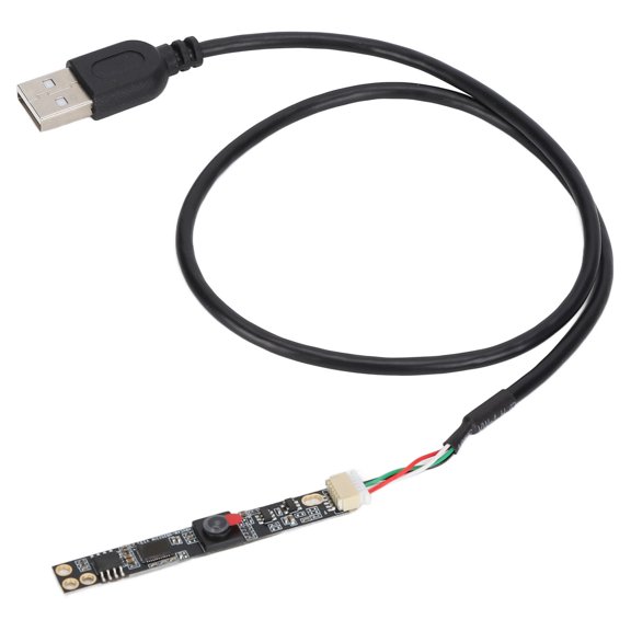 Rupoun 1 MP Camera Module 66 2.8mm Fixed Focus USB 2.0 Webcam Board with USB Cable (2.4 in / 60 mm) High Definition Output for Windows Mac Linux Android Systems Black