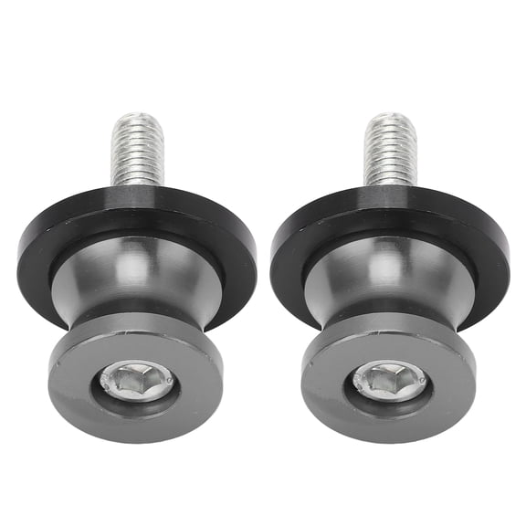 Rupoun 1 Pair Motorcycle Swing Arm Spool M8 Stand Screw for Kawasaki Ninja ZX6R Z900 Vulcan Titanium 8 inches / 20.32 cm Universal Fit High Strength CNC[cite: 1]