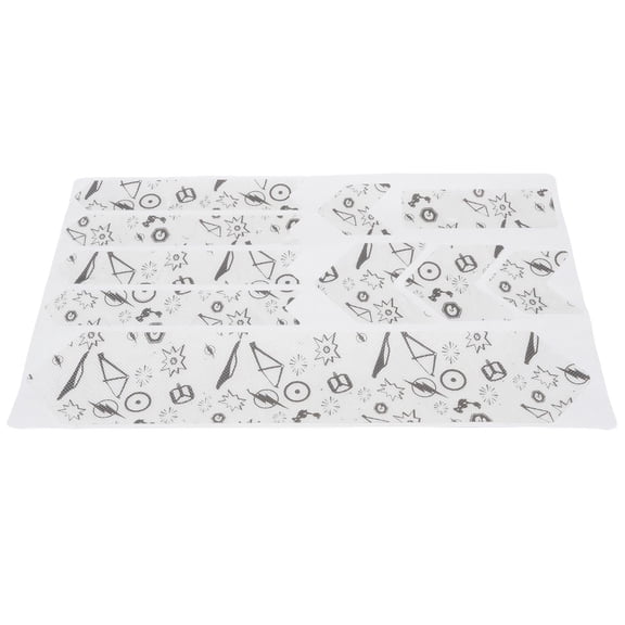 Rupoun 1 Set Bike Frame Protection Tape Anti Scratch Waterproof Protective Film Mountain Bike Frame Guard Accessories Pattern (14.96 in / 38 cm)