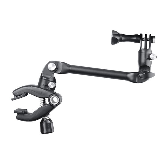 Rupoun 10-Inch / 25.4cm Articulating Magic Arm Camera Mount Bracket with 1.3-Inch / 3.3cm Clamp Capacity 360-Degree Swivel Friction Arm for Photography Studio Video Shooting