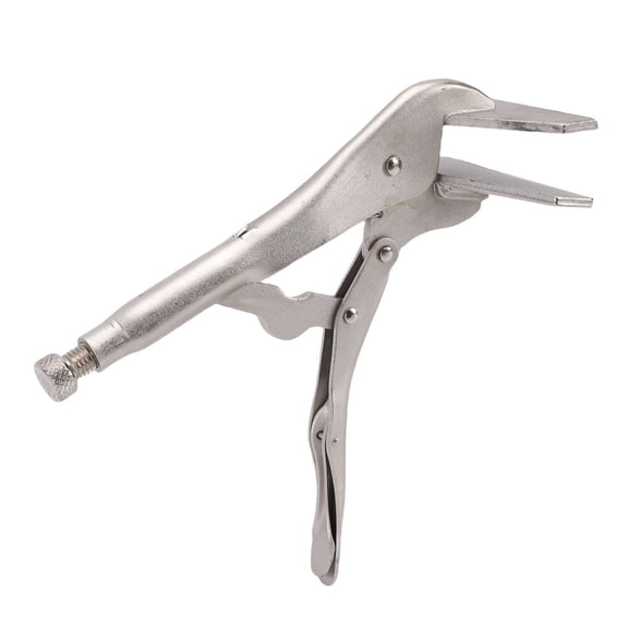Rupoun 10 Inch Locking Sheet Metal Clamp Heavy Duty Carbon Steel Duckbill Welding Locking Plier For Auto Repair, 10 Inches / 25.4 cm Length High Precision Metal Sheet Bending Welder Grip Manual Tool