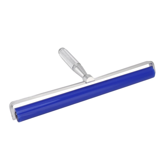 Rupoun 10-Inch Silicone Manual Dust Remover Roller, Professional Static Cleaner Sticky Roller Tool for Cellphone Tablet Laptop Screen Film Hair Dust Removal Blue (10 inches / 25.4 cm)