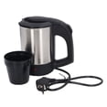 thumbnail image 1 of Rupoun 1000W 0.5L Portable Electric Kettle (16.9 oz / 0.5 L) Stainless Steel Hot Water Boiler with 2 Cups, Auto Shut-Off and Boil-Dry Protection for Travel and Home Use, 1 of 9
