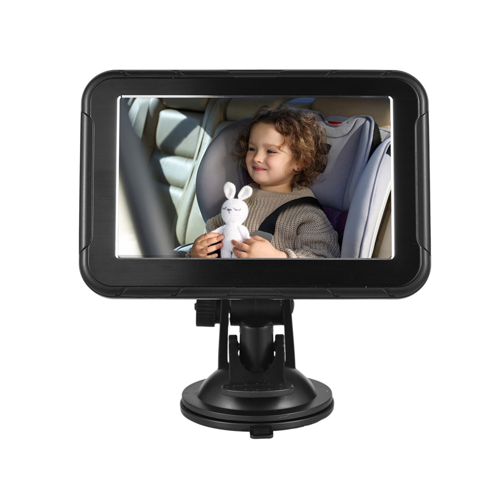 Rupoun 1080P Baby Car Camera Video Monitor, 5-Inch HD Display (12.7 cm), 360° Rotation, Night Vision