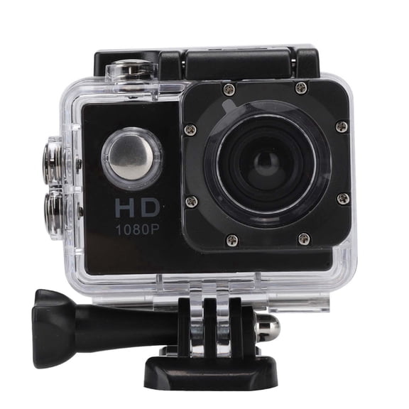 Rupoun 1080P HD Action Camera Underwater 30m Water Resistant 140 Degree Wide Angle Outdoor Sports Camcorder with 2.0 Inch Display 900mAh Battery and Mounting Accessories Kit